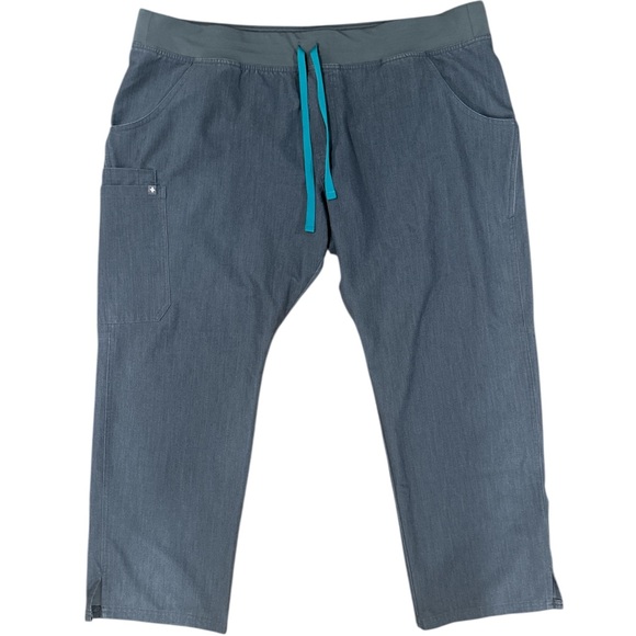 Figs Scrub Set Matching Top + Bottoms Graphite Size XXL - Picture 8 of 13